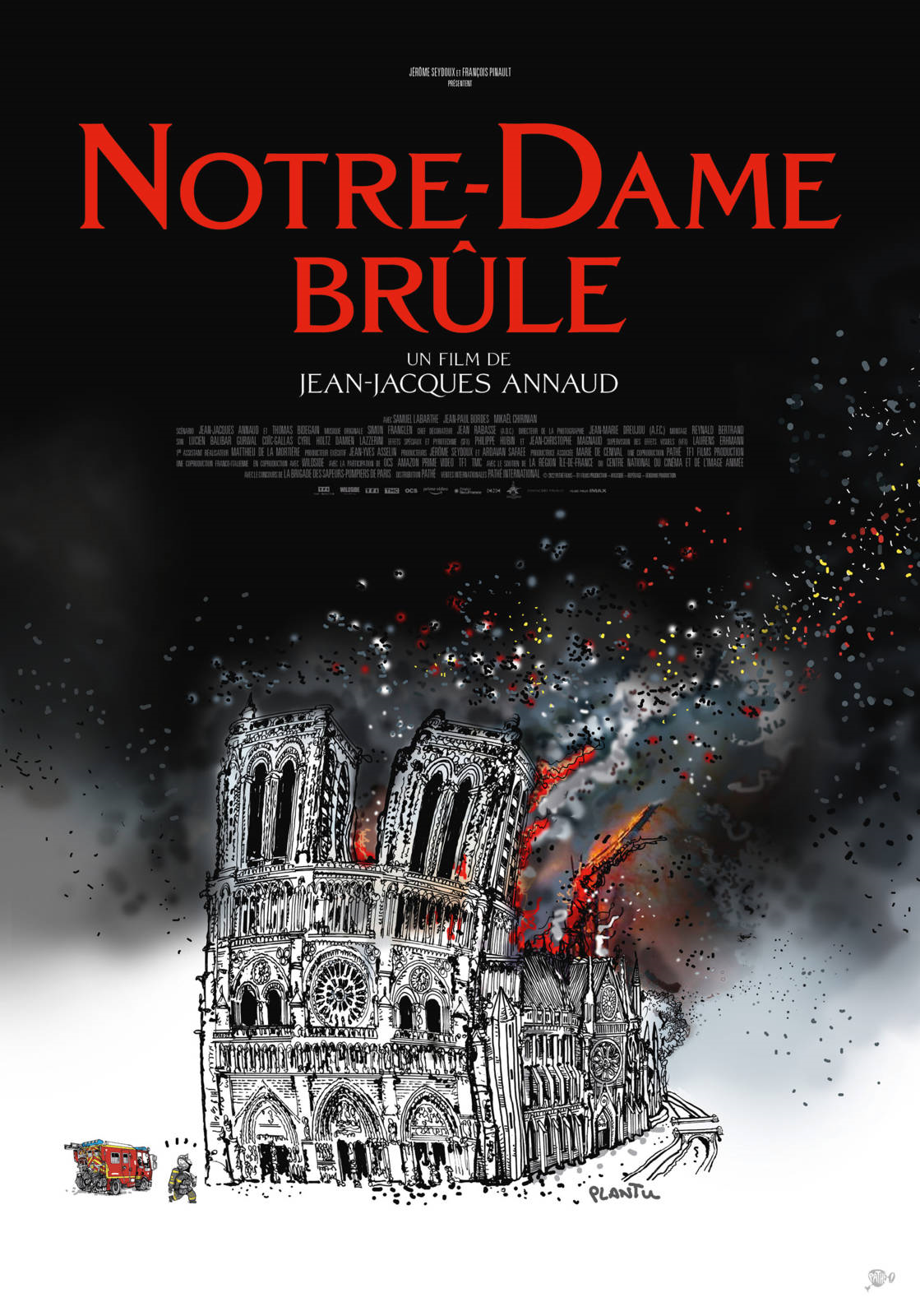 Notre-Dame brûle